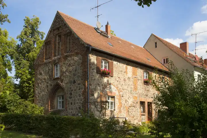 Nebengebäude des evangelischen Klosters am Wutzsee. Lindow