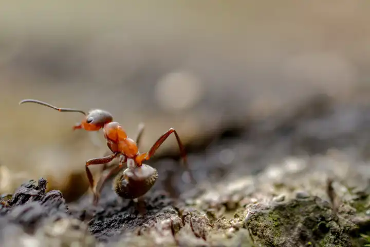 Closeup of an ant