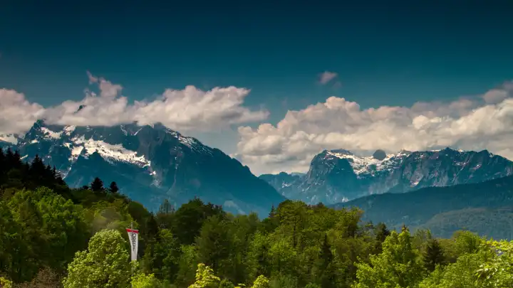 Die Alpen bei Berchtesgaden