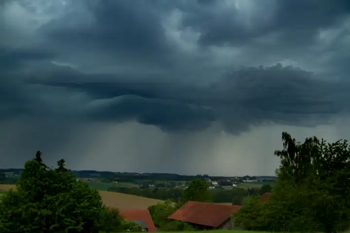 Thunderstorm in upper bavaria