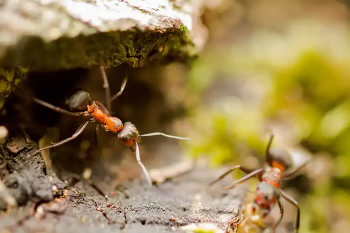 Closeup of an ant