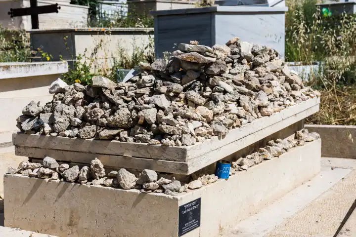 Grab von Oskar Schindler, Gerechter unter den Völkern, auf dem Zionsberg in Jerusalem/Israel.