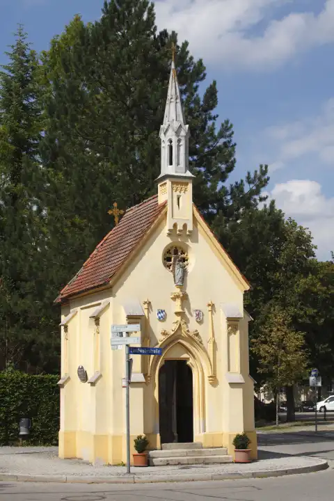 Max Emanuel Chapel, Old Town, Wasserburg a. Inn, Upper Bavaria, Bavaria, Germany, Europe
