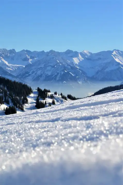 Winterwonderland in the alps, Germany