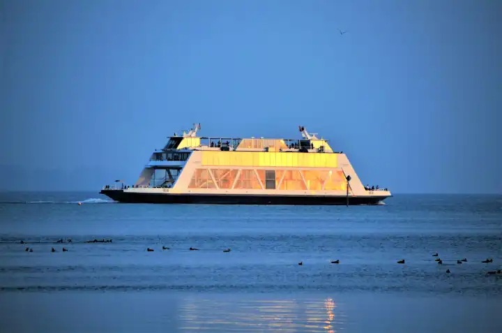 The ferry of Friedrichshafen at lake constance, Germany