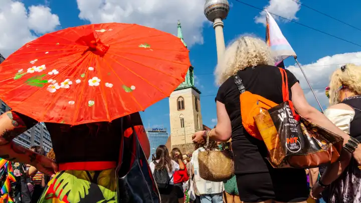 Der berühmte Christopher Street Day CSD in Berlin