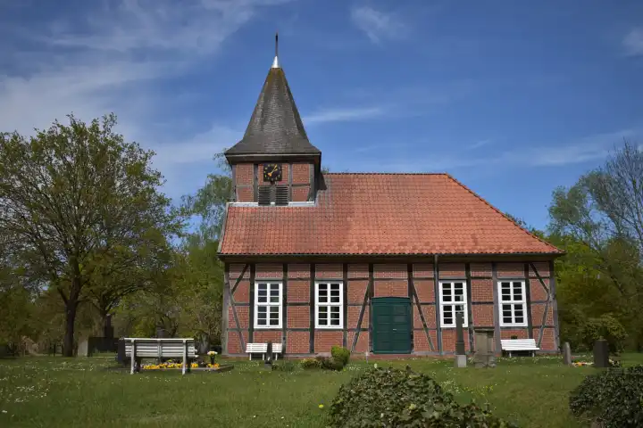 Peasant chapel in Krusendorf on the Elbe River