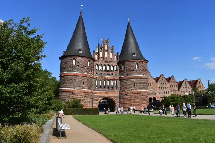 Holsten Gate in Lübeck