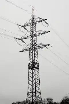 High-voltage power line Power pole