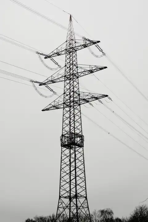 Hochspannungsleitung Strommast
