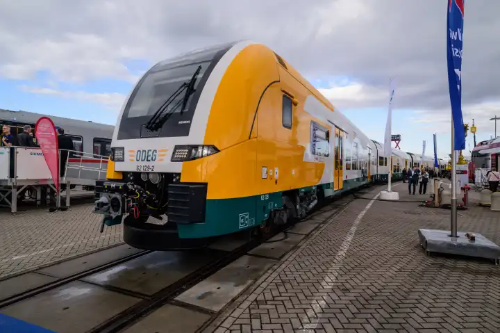 Berlin, Innotrans 2022, Siemens Mireo der ODEG (Ostdeutsche Eisenbahn)