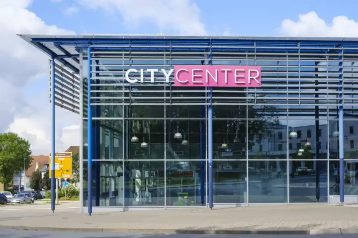 City Center, Shopping Center, Soest, North Rhine-Westphalia, Germany, Europe