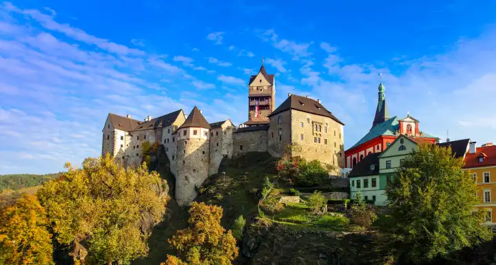 Castle Loket in Czechia