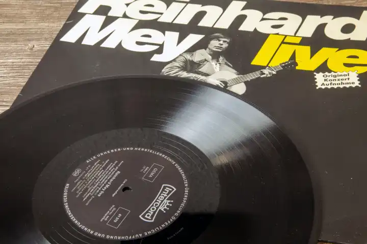 Cover vom Album eines Konzertmitschnittes des deutschen Sängers Reinhard Mey aus dem Jahr 1973