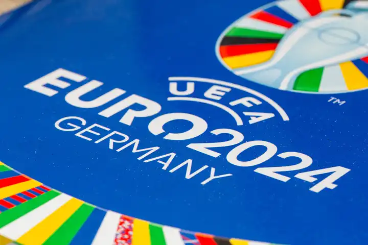 UEFA-EURO 2024 logo: The 2024 European Championship will take place in Germany from June 14, 2024 to July 14, 2024
