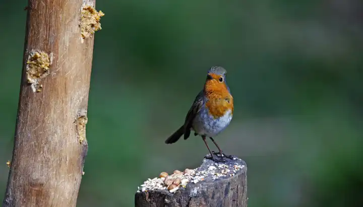 Robins in the woods