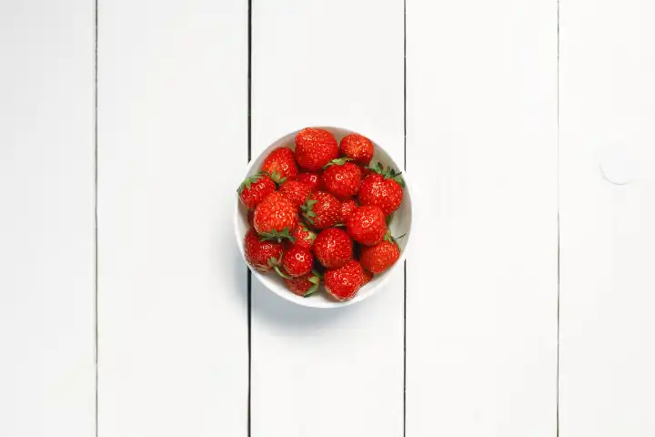 Erdbeere in einer Schale