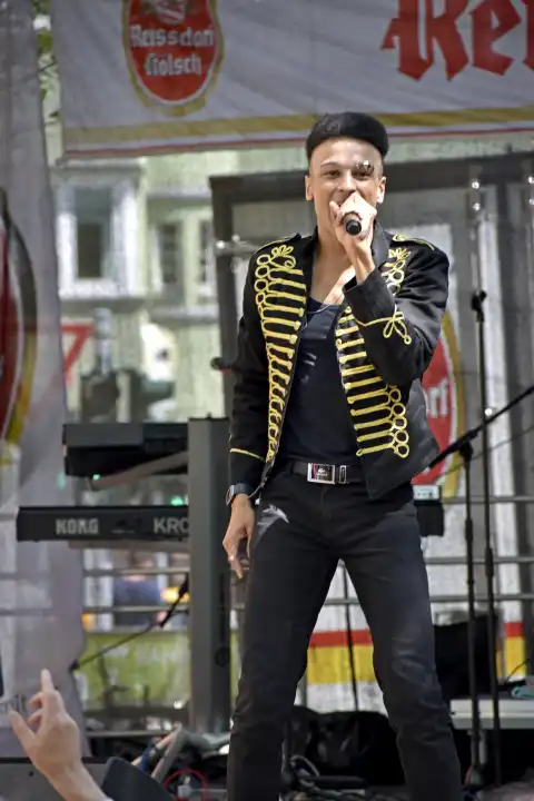 Prince Damien performs in Cologne-Zollstock