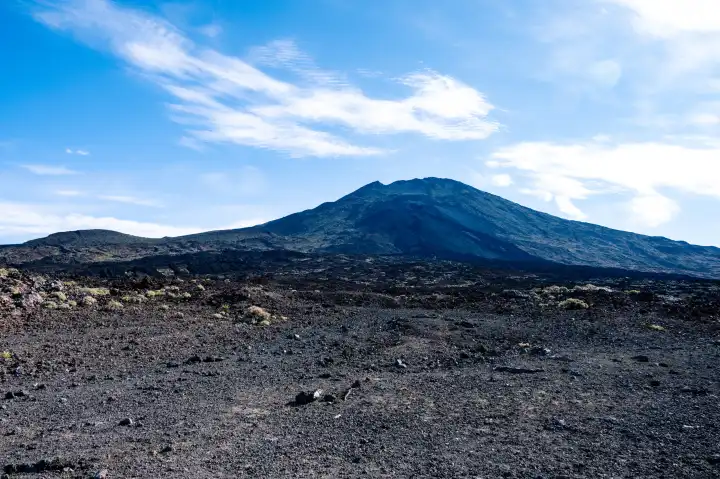 Aussichtspunkt las Narices del Teide mit Blick auf Vulkan Pico Viejo, Teneriffa