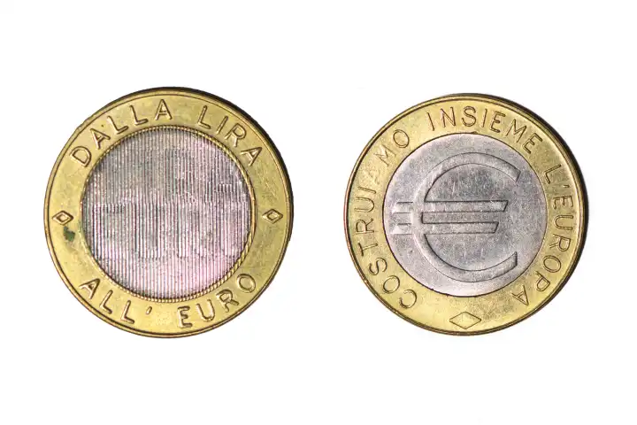 From the lira to the euro italian token. Presentation of the Euro coin. Precursors of the coin
