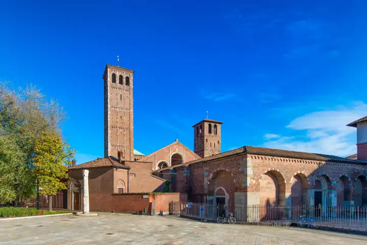 Basilica of Saint Ambrose (Sant'Ambrogio) Milan, Italy
