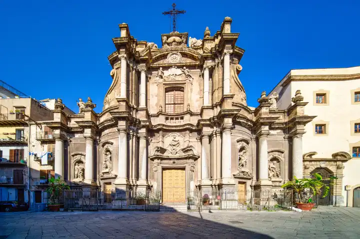 Church of Sant'Anna la Misericordia in Piazza S. Anna in Palermo