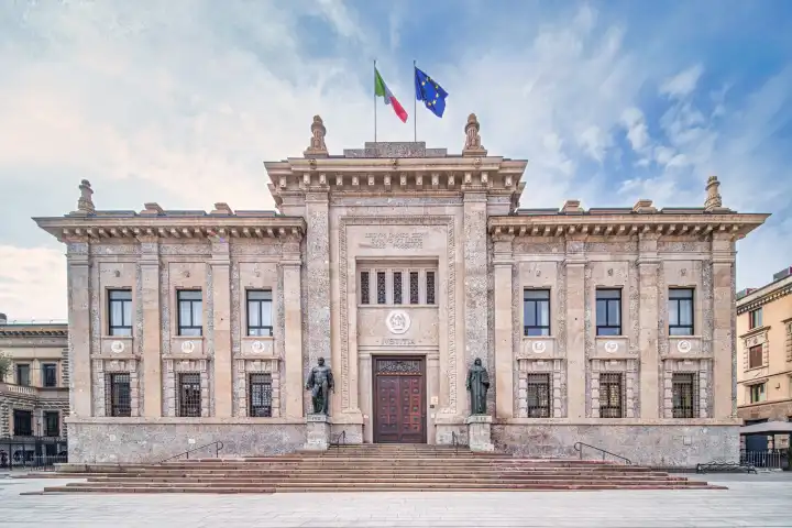 Bergamo Lombardy Italy. Palazzo di giustizia