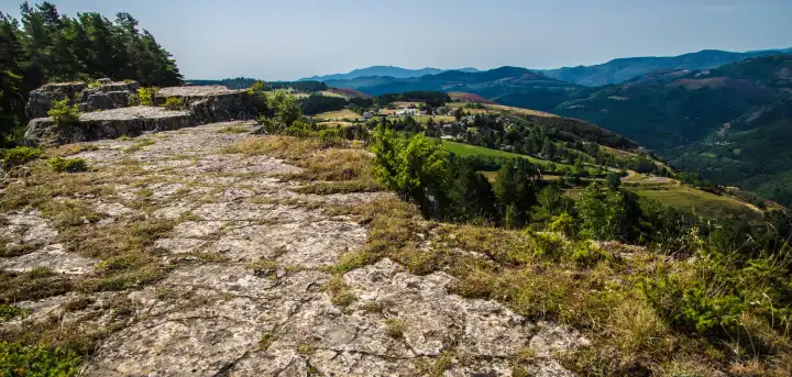 barre des cevennes in lozere in france
