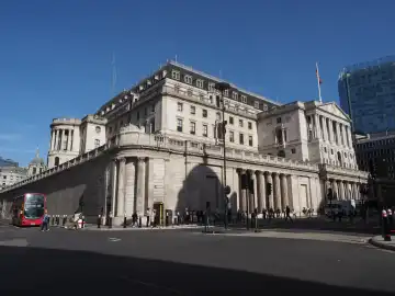 LONDON, UK - CIRCA OCTOBER 2022: Bank of England BoE