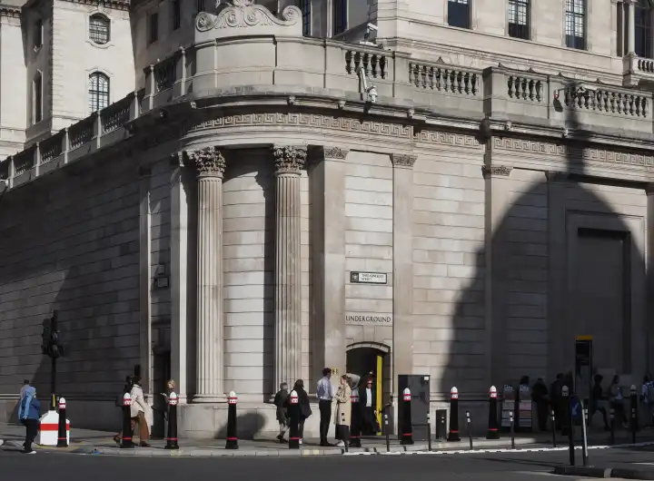 LONDON, UK - CIRCA OCTOBER 2022: Bank of England BoE