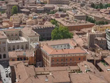 Luftaufnahme der Stadt Bologna, Italien