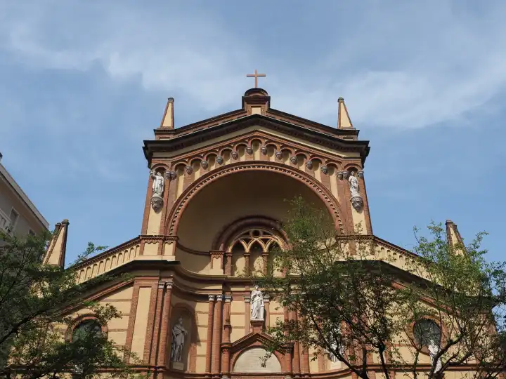 Pfarrkirche Santa Barbara in Turin, Italien