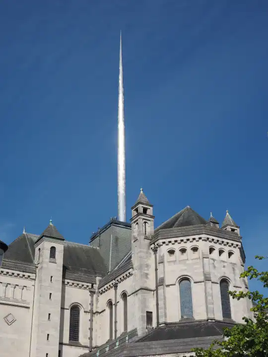 Kirchturm der St. Anne Cathedral (auch bekannt als Belfast Cathedral) in Belfast, Vereinigtes Königreich