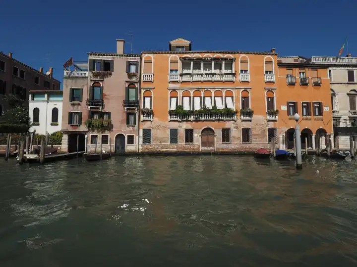Der Canal Grande (der große Kanal) in Venedig, Italien