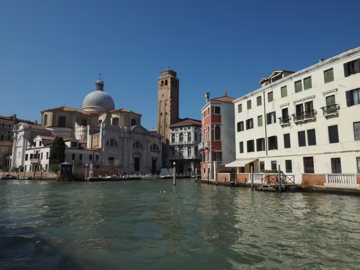 Der Canal Grande (der große Kanal) in Venedig, Italien