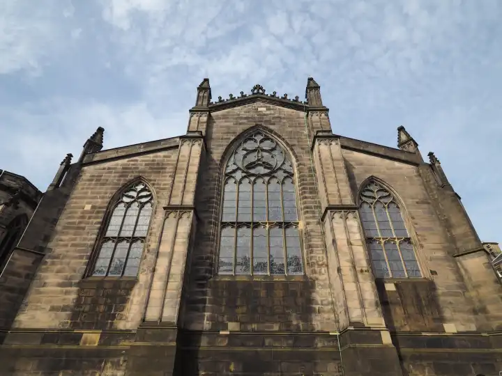 St. Giles Cathedral (auch High Kirk of Edinburgh genannt) in Edinburgh, UK