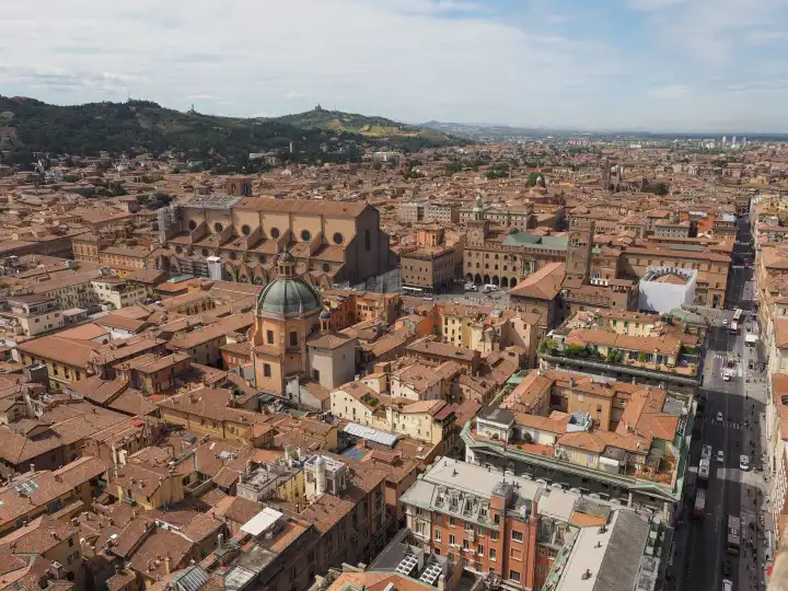 Luftaufnahme der Stadt Bologna, Italien