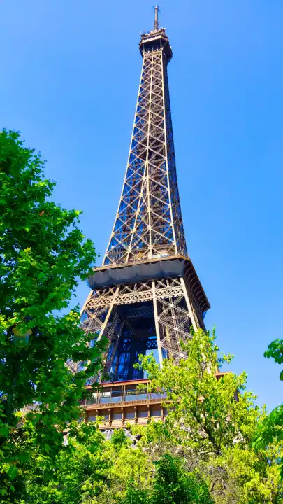 The famous Eiffel Tower in Paris