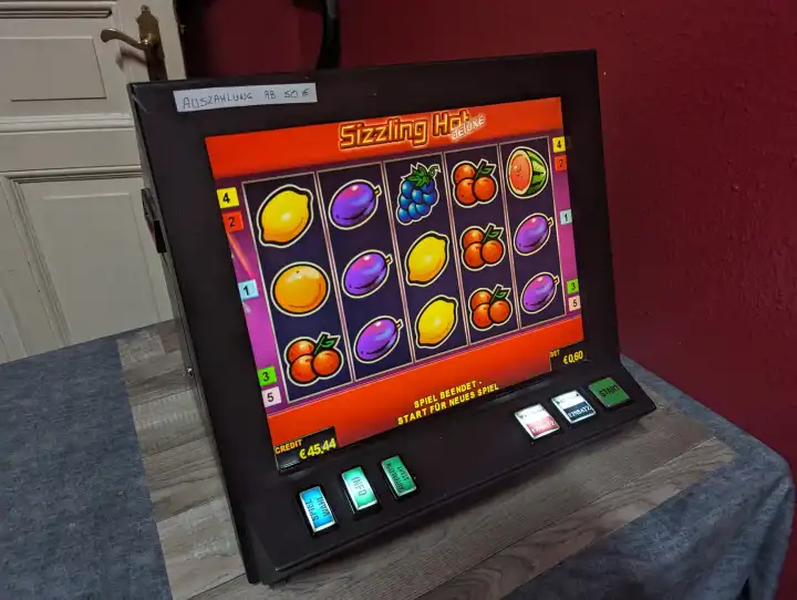 Ein illegaler Geldspielautomat