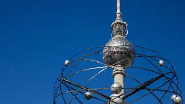 The famous Berlin TV Tower