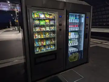 Getränke in einem Verkaufsautomaten