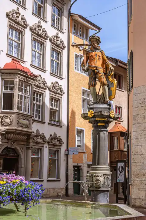 Old town of Schaffhausen, Switzerland