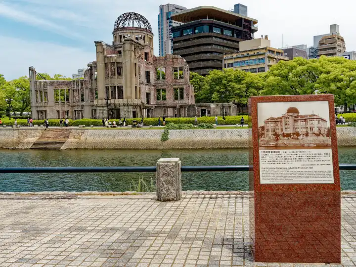 Atombombendom in Hiroshima in Japan