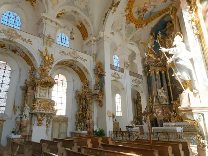 Monastery church in Dietramszell